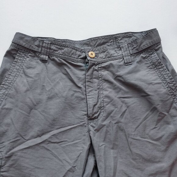Columbia cargo shorts women's size 8 grey outdoor side pocket - Picture 2 of 11